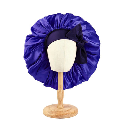 Bonnet-satin-anti-casse-glamour-bleu-roi
