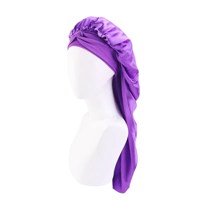 Bonnet-satin-anti-casse-avec-attache-violet