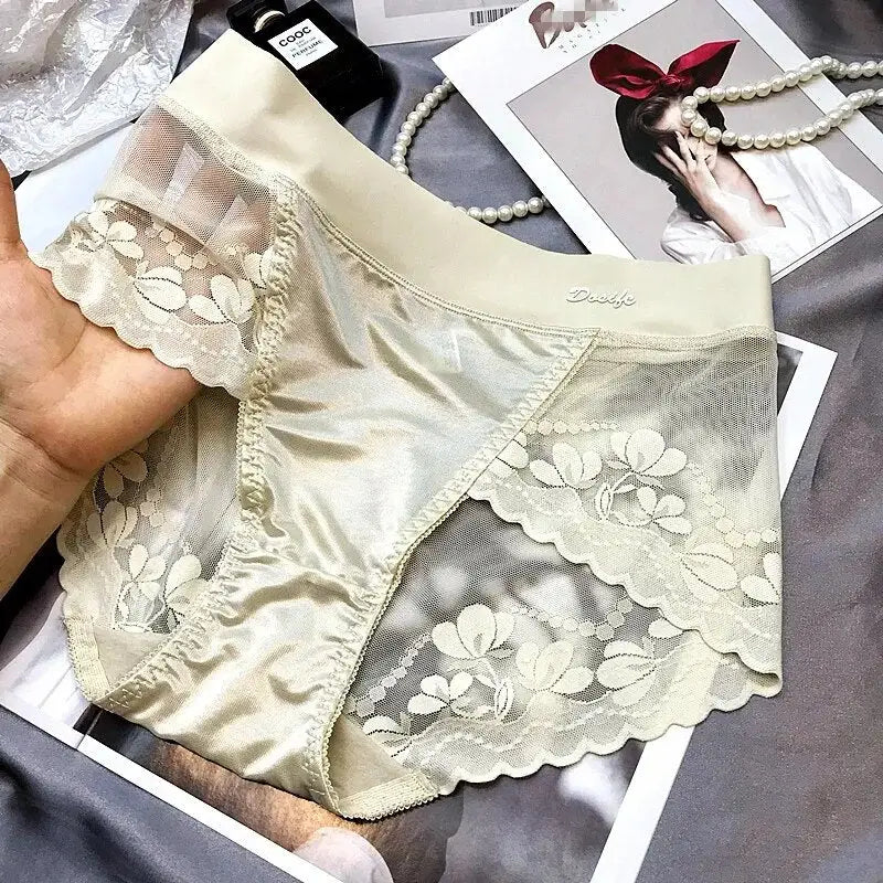 culotte-satin-taille-haute-caresses-de-dentelle-jaune-aurore