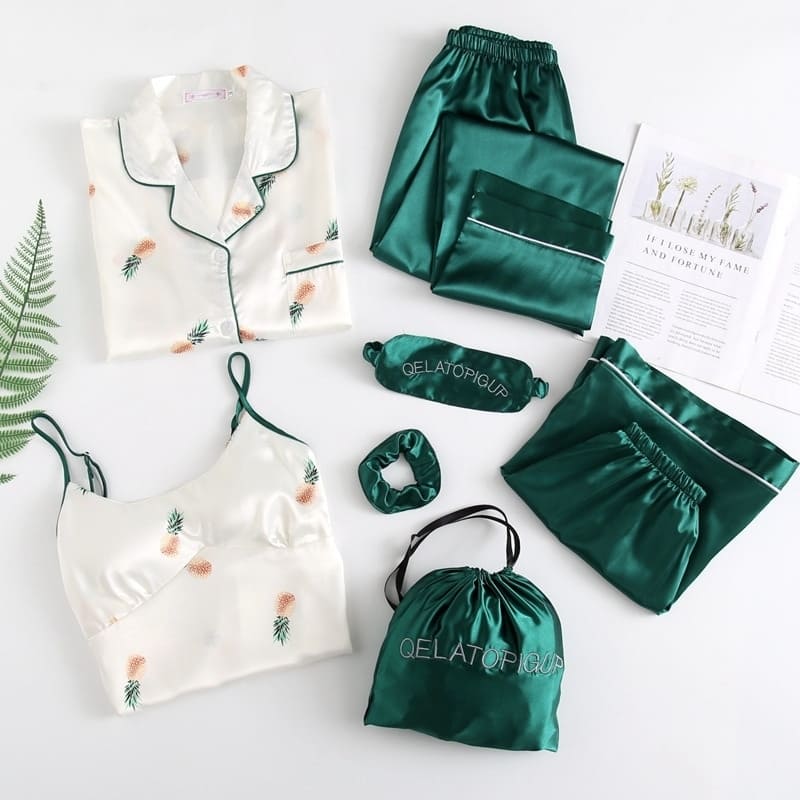 Ensemble Pyjama Satin.