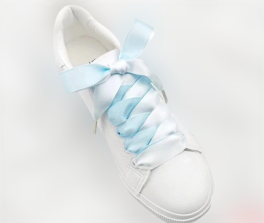 Lacets-satin-double-face-blanc-et-bleu