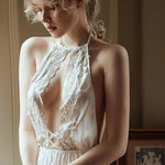 Nuisette Courte Audace Satin - Vignette | Création Satin