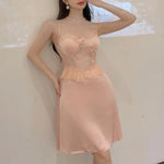 Nuisette Satin Style Corset - Vignette | Création Satin