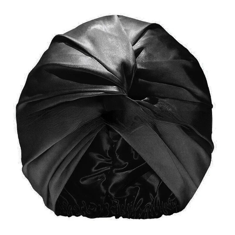 Bonnet-Satin-Turban-De-Bain-Noir