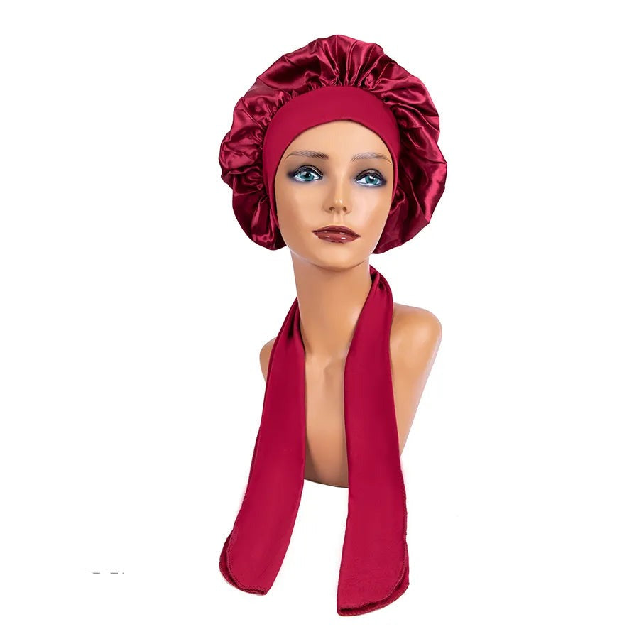 bonnet-de-nuit-en-satin-doux-rouge-vin