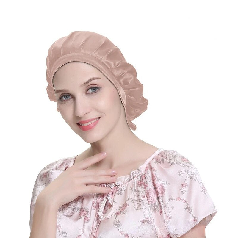 Bonnet-Satin-de-Soie-Rose-Nude