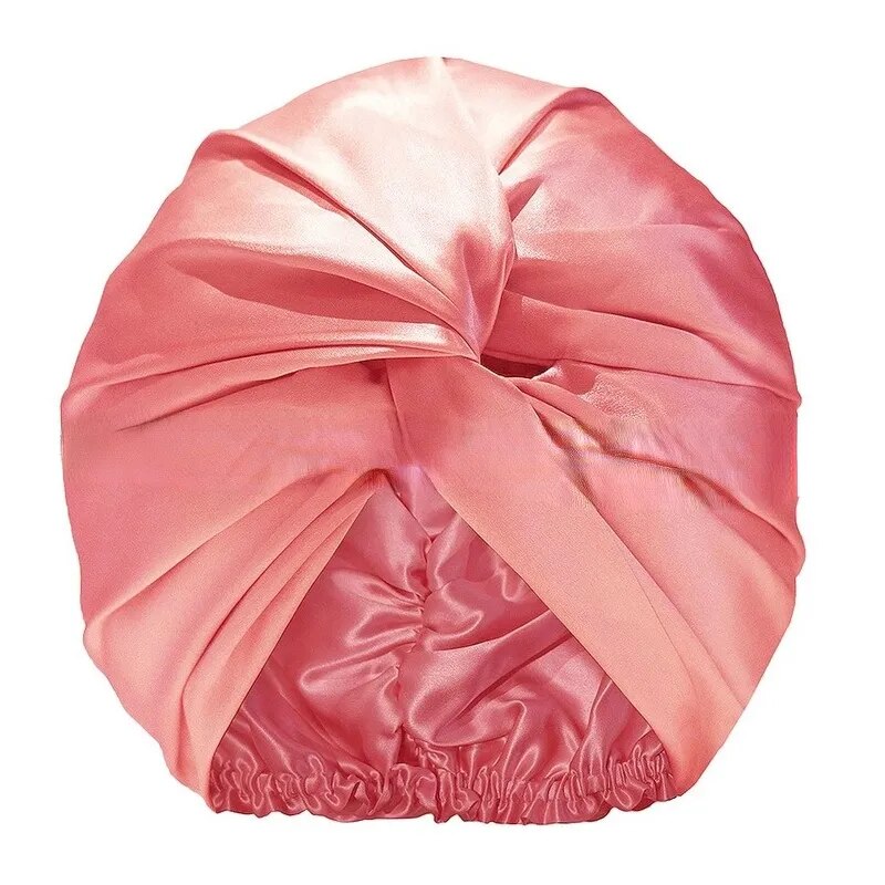 Bonnet-Satin-Turban-De-Bain-Rose-Poudré