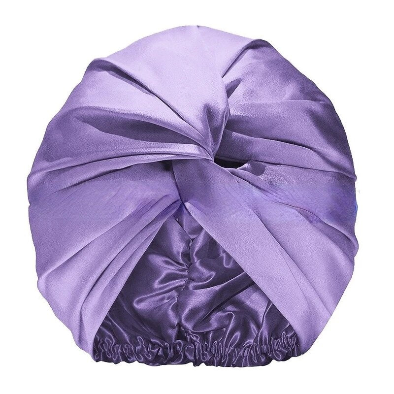 Bonnet-Satin-Turban-De-Bain-Mauve