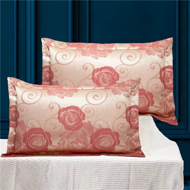 taie-d-oreiller-satin-en-jacquard-de-luxe-rose-gold