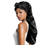 Bonnet Satin anti-casse avec attache - Vignette | Création Satin