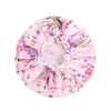 bonnet-de-bain-en-satin-rose-fleuri