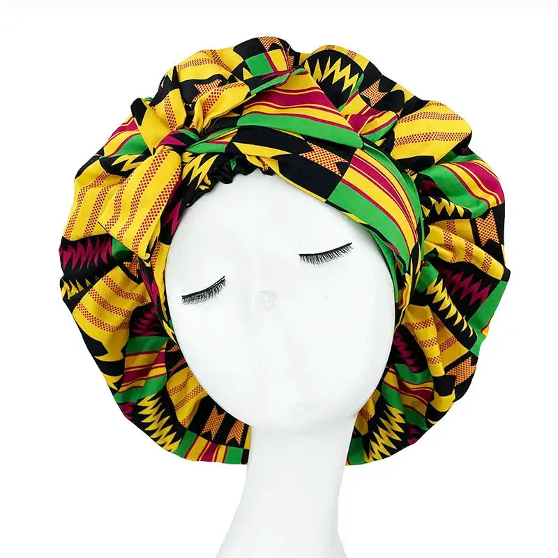 bonnet-de-nuit-wax-et-satin-jaune