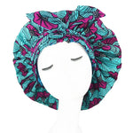 Bonnet de Nuit Wax et Satin - Vignette | Création Satin