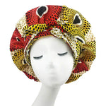 Bonnet de Nuit Wax et Satin - Vignette | Création Satin