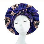Bonnet de Nuit Wax et Satin - Vignette | Création Satin