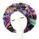 Bonnet de Nuit Wax et Satin - Vignette | Création Satin