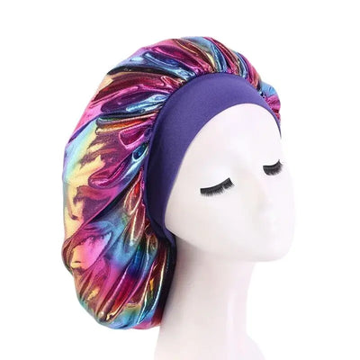 Bonnet-Satin-Arc-en-ciel-violet