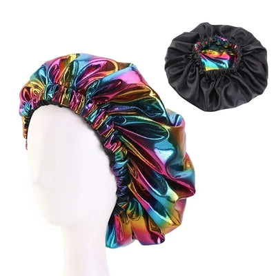 Bonnet-Satin-Arc-en-ciel-Multicolore