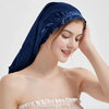bonnet-satin-tube-bleu-marine