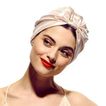 Bonnet Satin Turban Croisé - Vignette | Création Satin