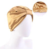 Bonnet-Satin-Turban-Croisé-Doré