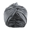Bonnet-Satin-Turban-Croisé-Gris-Foncé