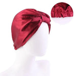 Bonnet Satin Turban Croisé - Vignette | Création Satin