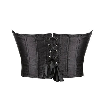 Corset-Satin-A-Bustier-Sexy-Lacet