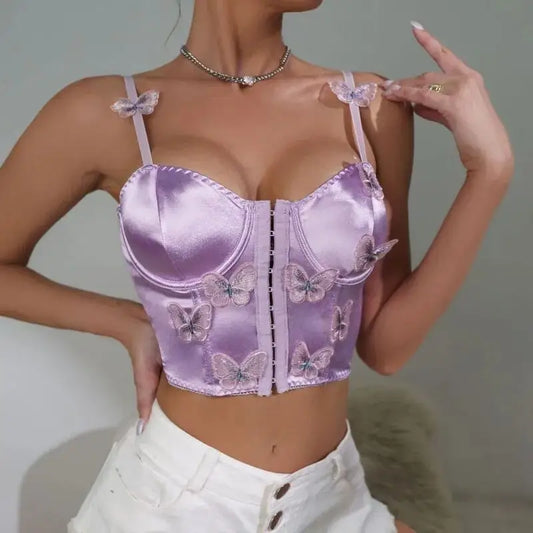 corset-satin-féerique-bretelle