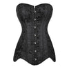 Corset-Satin-Longline-Gothique-Noir-imprimé
