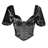 Corset-Satin-Top-Amincissant-Noir