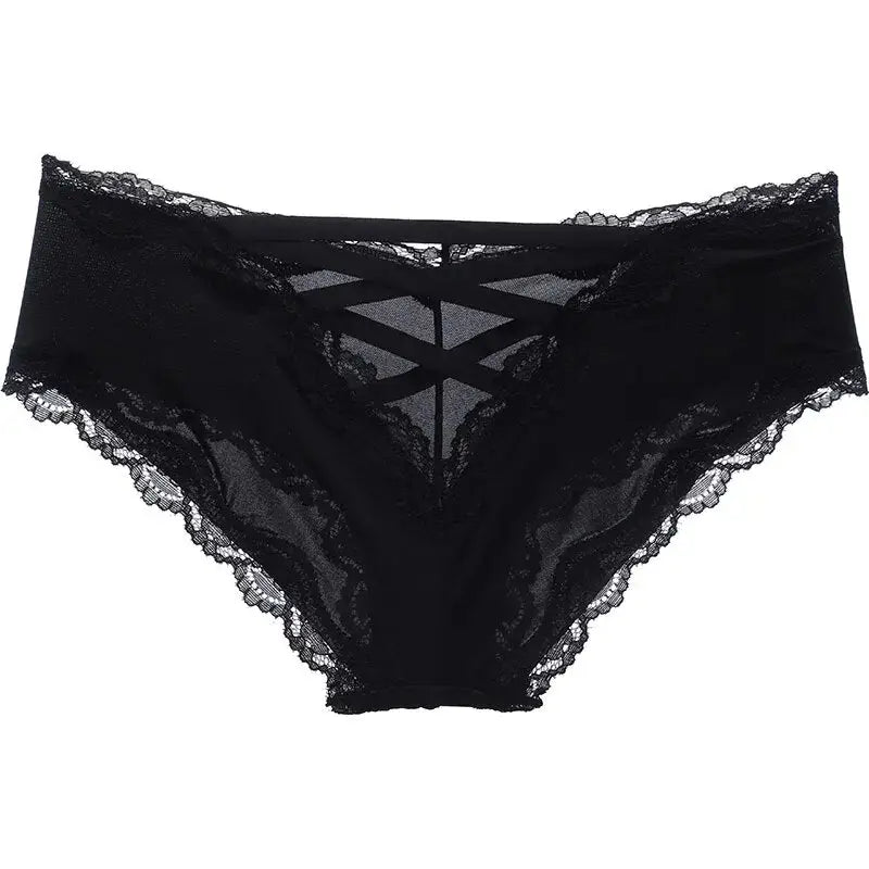 Culotte-satin-à-lacet-noir