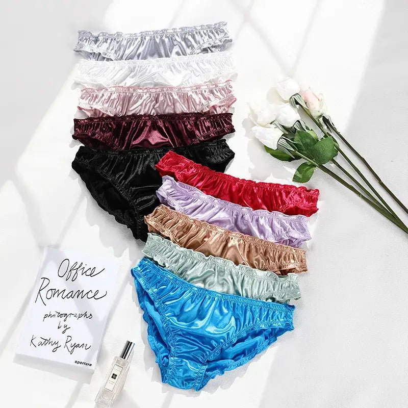 lot-de-culottes-satin-colorée