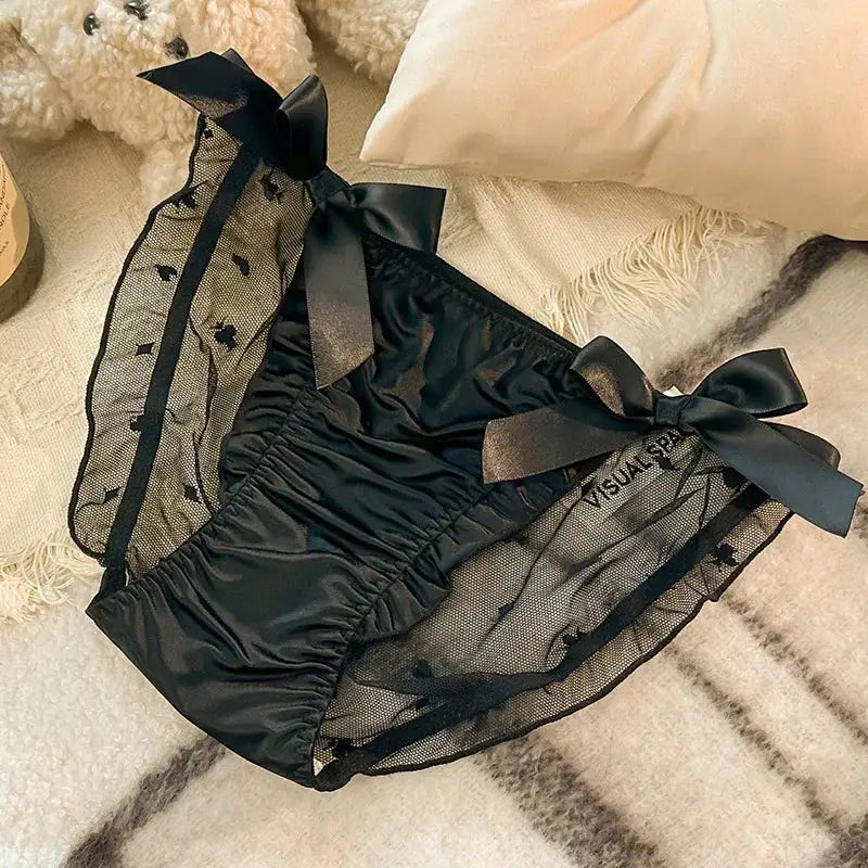 Culotte-satin-dos-transparent-noir