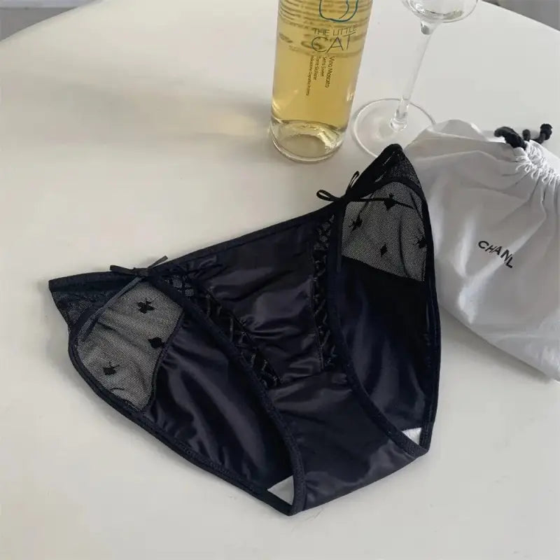 Culotte-satin-Étoffe-Glamour-noir