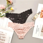 Culotte Satin Parure Dentelée - Vignette | Création Satin