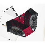 Culotte Satin Passion Dentelle - Vignette | Création Satin