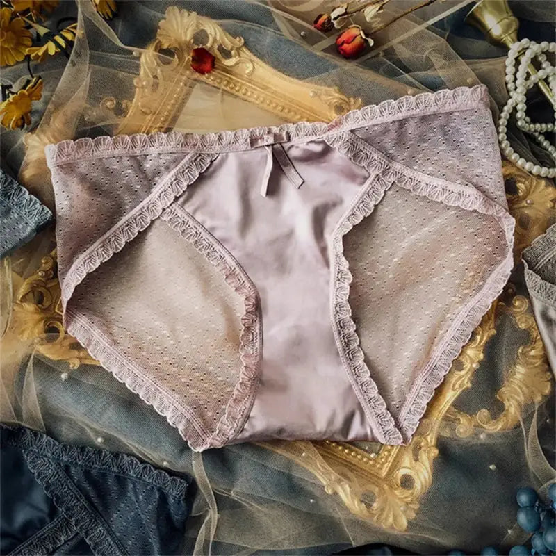 Culotte-satin-Séduction-dentelle-rose
