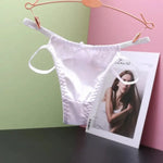 Culotte Satin String Douce Tentation - Vignette | Création Satin