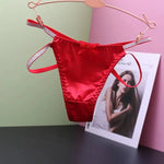 Culotte Satin String Douce Tentation - Vignette | Création Satin