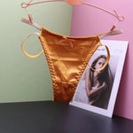 Culotte Satin String Douce Tentation - Vignette | Création Satin