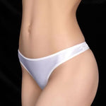 Culotte Satin String Effet Brillant - Vignette | Création Satin