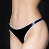 Culotte-satin-string-effet-brillant-noir-et-blanc