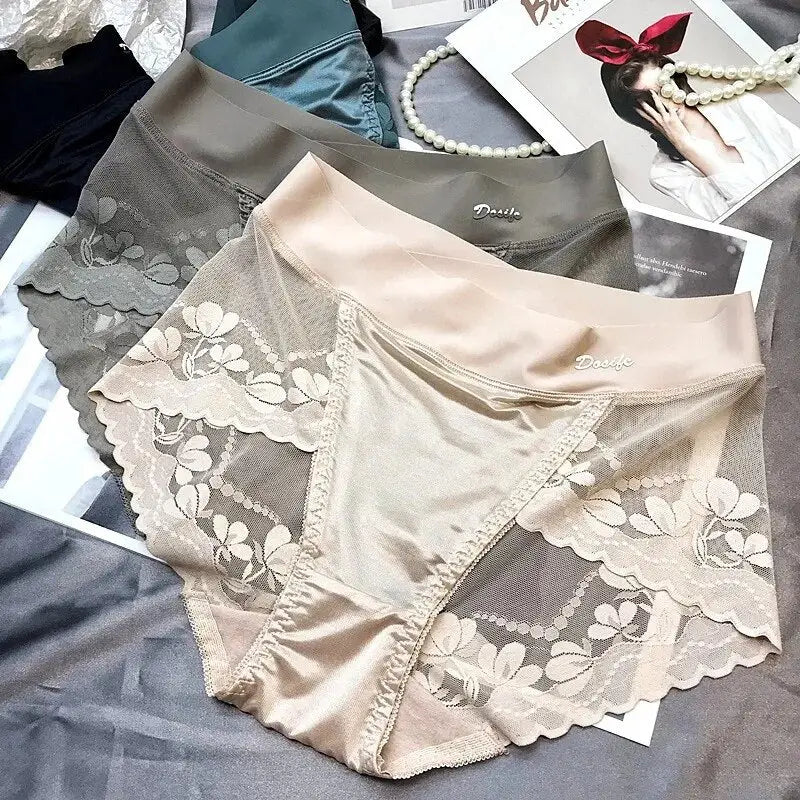 lot-de-culottes-satin-taille-haute-caresses-de-dentelle-satin
