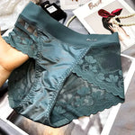 Culotte Satin Taille Haute Caresses De Dentelle - Vignette | Création Satin