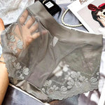 Culotte Satin Taille Haute Caresses De Dentelle - Vignette | Création Satin