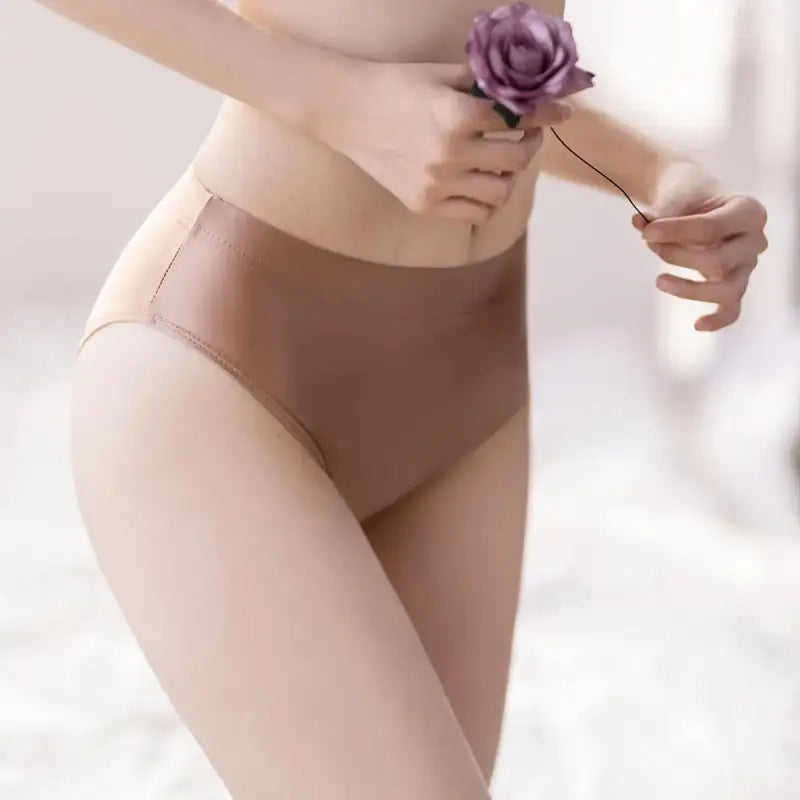 Culotte-satin-taille-haute-sexy-champagne