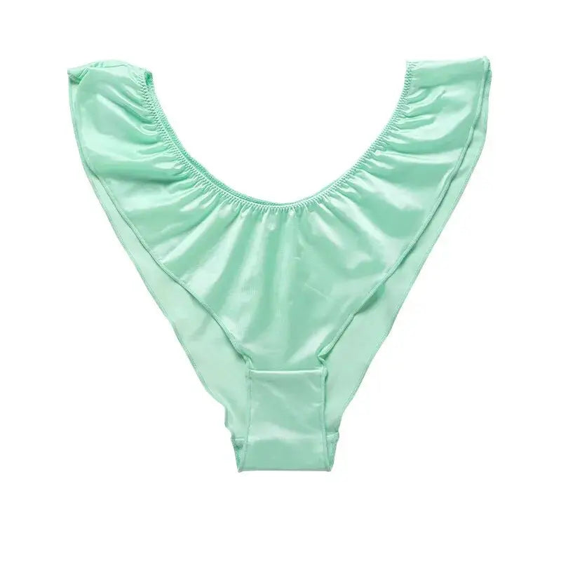 Culotte-satin-tanga-Girly-vert