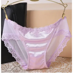 Culotte Satin Transparente Enchantement En Dentelle - Vignette | Création Satin
