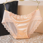 Culotte Satin Transparente Enchantement En Dentelle - Vignette | Création Satin